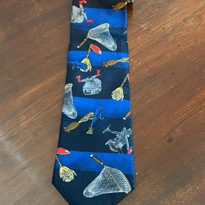 Sabatini men's fishing neck tie polyester
